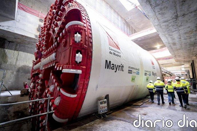 Mayrit completa los primeros 200 metros de túnel en la ampliación de la Línea 11 entre Comillas y Conde de Casal