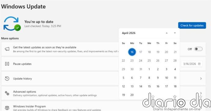 Microsoft ofrece más control para actualizar el PC: permitirá pausar las actualizaciones de Windows indefinidamente