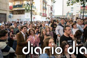 Montero acompaña a las hermandades de La Victoria y La Esperanza en el Miércoles Santo de Huelva capital