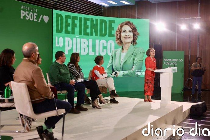 Montero denuncia que Moreno "cierra la puerta a la inserción laboral a jóvenes con necesidades especiales"