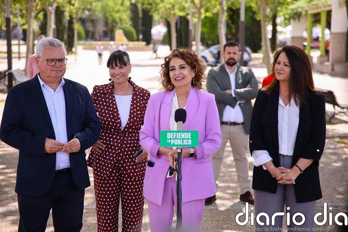 Montero (PSOE-A) destaca que por su "mediación" el Norte de Córdoba tendrá "mayor capacidad eléctrica"