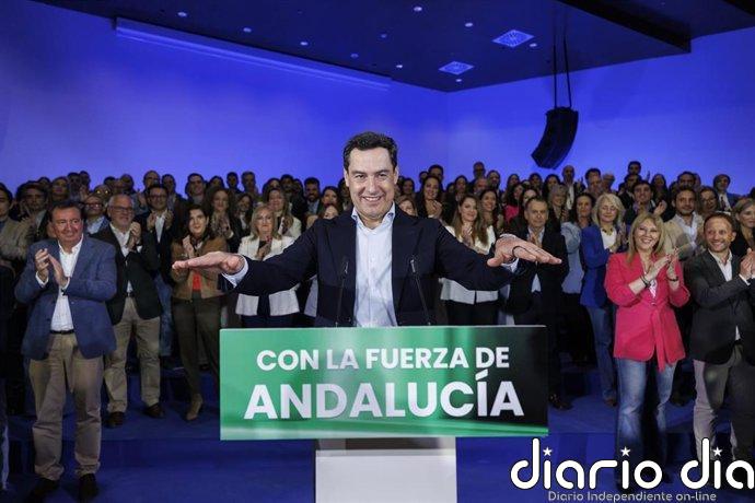 Moreno repitiría mayoría absoluta el 17M con el peor resultado histórico del PSOE-A y subida de Vox, según Sigma Dos