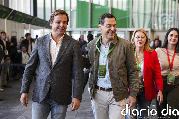 Moreno sitúa a consejeros y al número dos del PP-A como cabezas de lista al 17M con cinco caras nuevas respecto a 2022