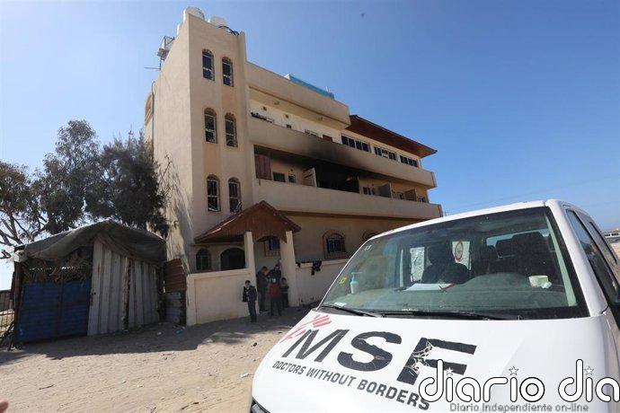 MSF denuncia que lleva desde enero sin importar equipos médicos para operar en la Franja de Gaza