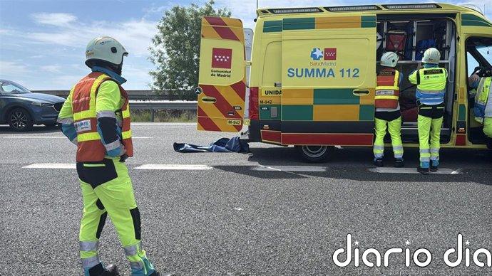 Muere atropellado un ciclista de 70 años en la M-506 en Pinto