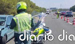 Muere el conductor de un turismo que circulaba en sentido contrario por la A-7 en Níjar (Almería)