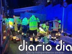 Muere un motorista de 29 años tras chocar con un camión en Arganzuela