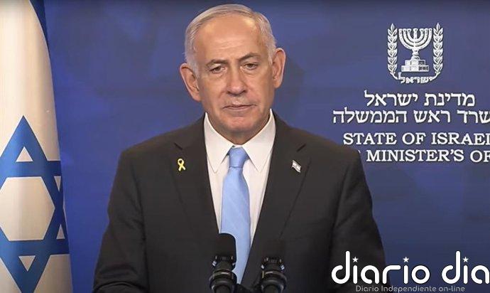 Netanyahu afea que el Supremo de Israel autorizara una "manifestación de izquierda" contra la guerra