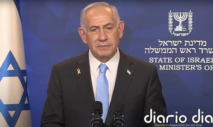 Netanyahu afirma que Israel "seguirá atacando Irán de forma coordinada con EEUU"