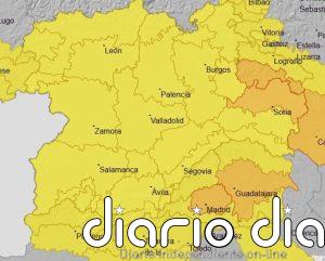 Ocho provincias de CyL estarán este miércoles en aviso amarillo y Soria naranja por lluvias y tormentas