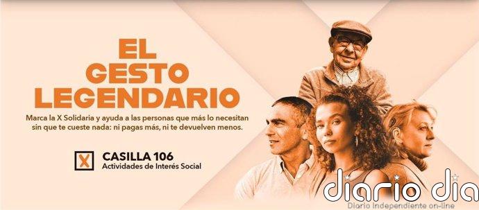 ONG animan a marcar la X solidaria en el IRPF al 49,5% de los contribuyentes que aún no lo hacen