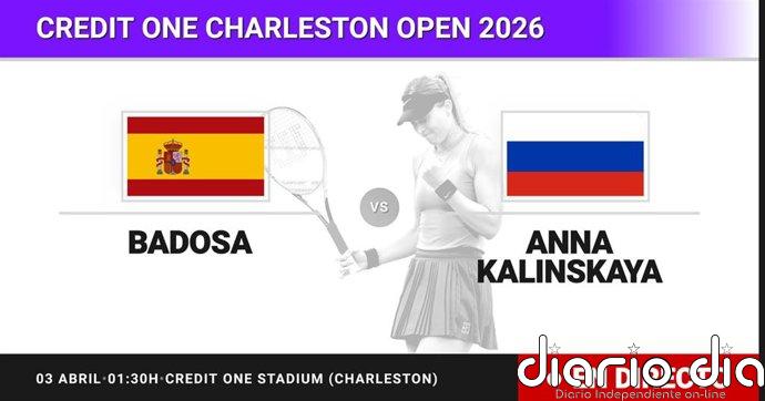 Paula Badosa - Anna Kalinskaya, en directo hoy: sigue el partido de Credit One Charleston Open