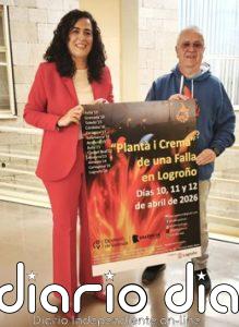 Plantá y Cremá de una falla, mascletá, paella y ofrenda a la Virgen: las Fallas aterrizan en Logroño este fin de semana