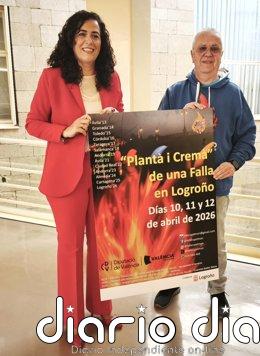 Plantá y Cremá de una falla, mascletá, paella y ofrenda a la Virgen: las Fallas aterrizan en Logroño este fin de semana