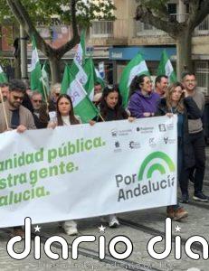 Por Andalucía critica que García sea la cabeza de lista del PP: "Una de las culpables del escándalo" del cribado