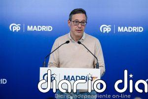 PP de Madrid critica la "indignidad" del delegado al ir a Móstoles a "insultar y faltar al honor" al alcalde