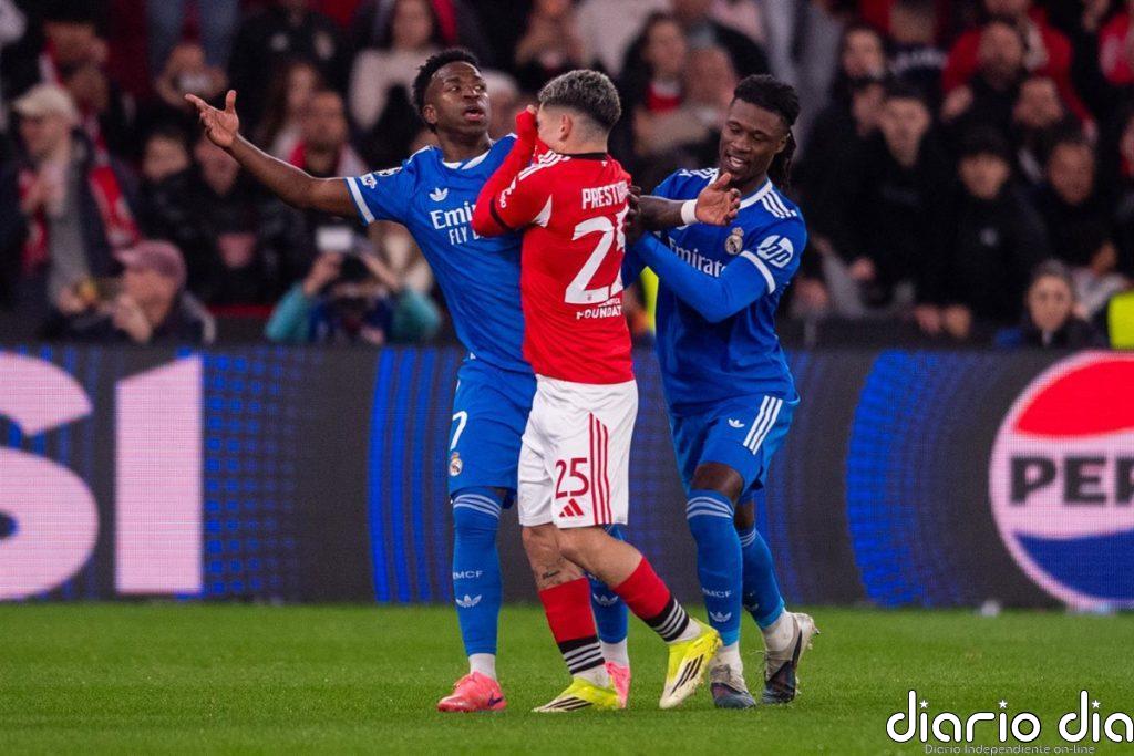 Prestianni, sancionado seis partidos por "conducta homófoba" en su incidente con Vinícius