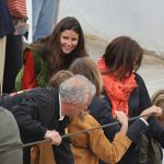 Primeras imágenes de Tana Rivera en la plaza, viendo a Roca Rey, tras confirmarse su relación