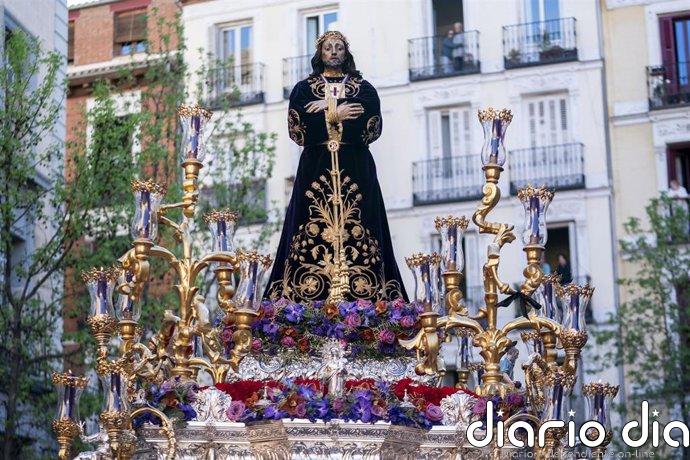 Procesiones en Jueves Santo: Gran Poder, El Divino Cautivo, El Pobre y Virgen de la Soledad de Villaverde