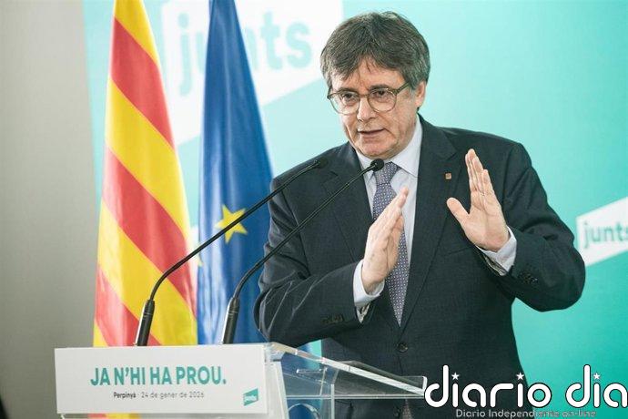Puigdemont acusa a Sumar de manipular como Trump y responde a Díaz con un "adiós, muy buenas"