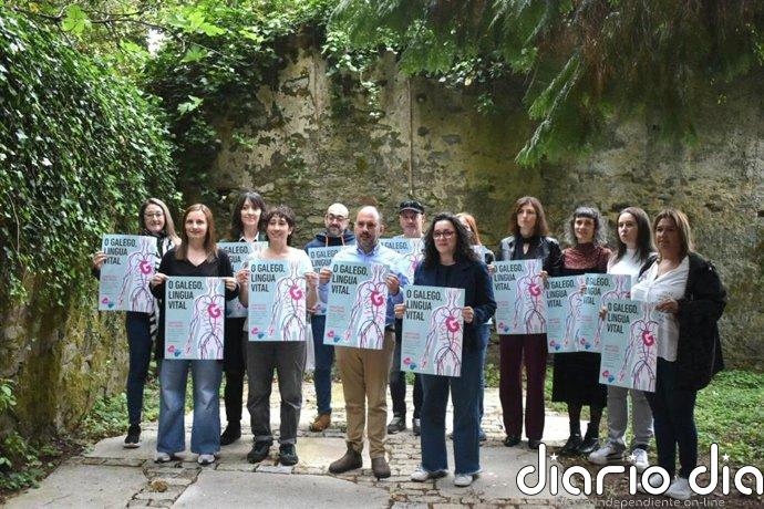 Queremos Galego llama a manifestarse el 17 de mayo para reclamar que el gallego sea "el centro" de la actividad diaria