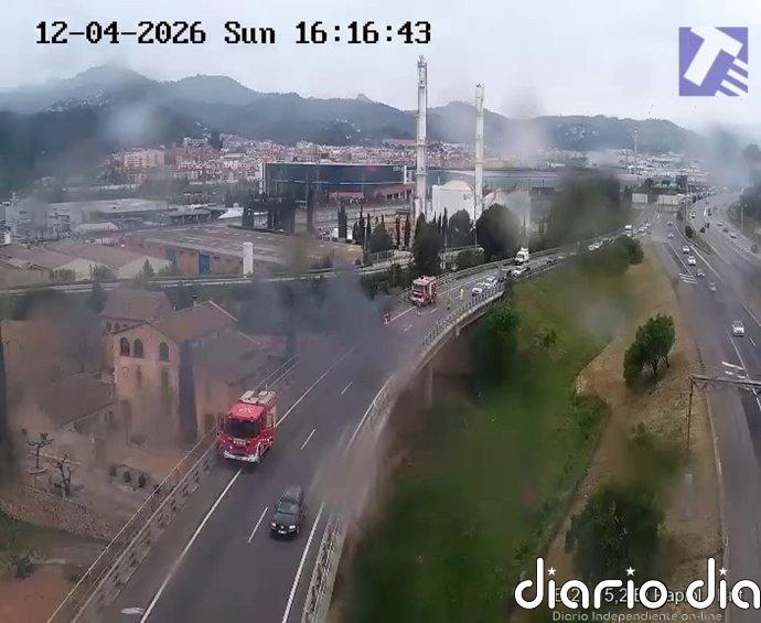 Reabierto un carril de la AP-7 en El Papiol (Barcelona) en dirección Girona