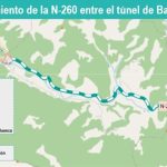 Redactan la reforma de la N-260 entre Fiscal (Huesca) y los túneles de Balupor: incluye dos nuevos puentes y un túnel