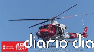 Rescatada en un helicóptero del GES tras sufrir una caída en el Parque Nacional Caldera de Taburiente
