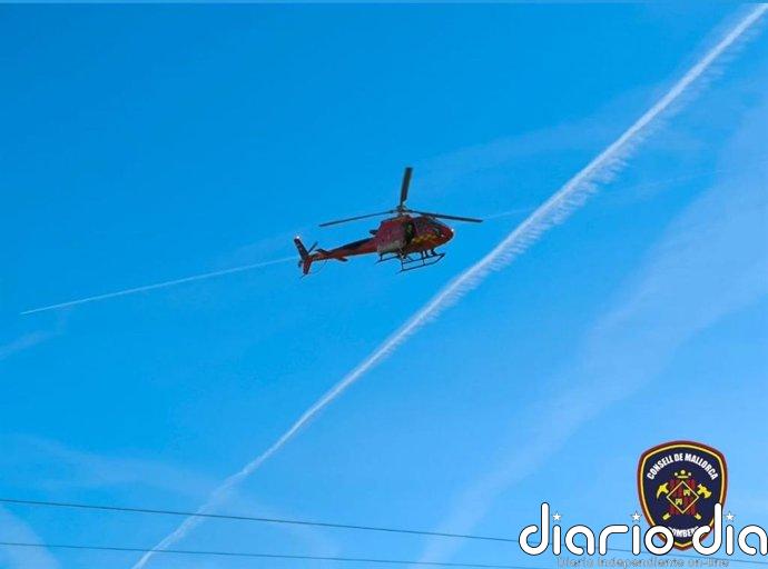 Rescatada una mujer herida tras sufrir una caída durante una excursión en Pollença