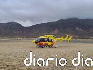 Rescatado un hombre de 60 años con signos de ahogamiento grave en Pájara (Fuerteventura)