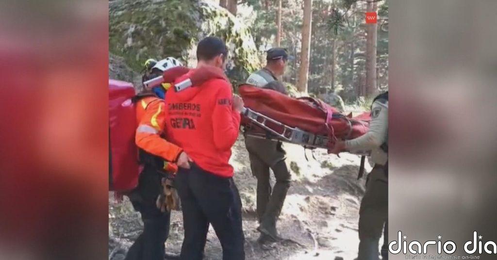 Rescatados cuatro senderistas con lesiones leves en la sierra de Madrid