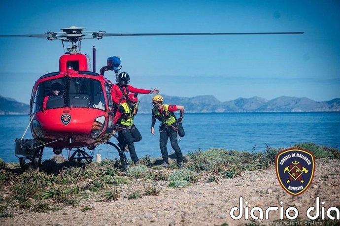 Rescatan y trasladan a Son Espases a una persona herida en Betlem