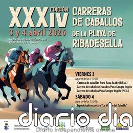 Ribadesella celebra este viernes la XXXIV edición de las carreras de caballos en la playa de Santa Marina