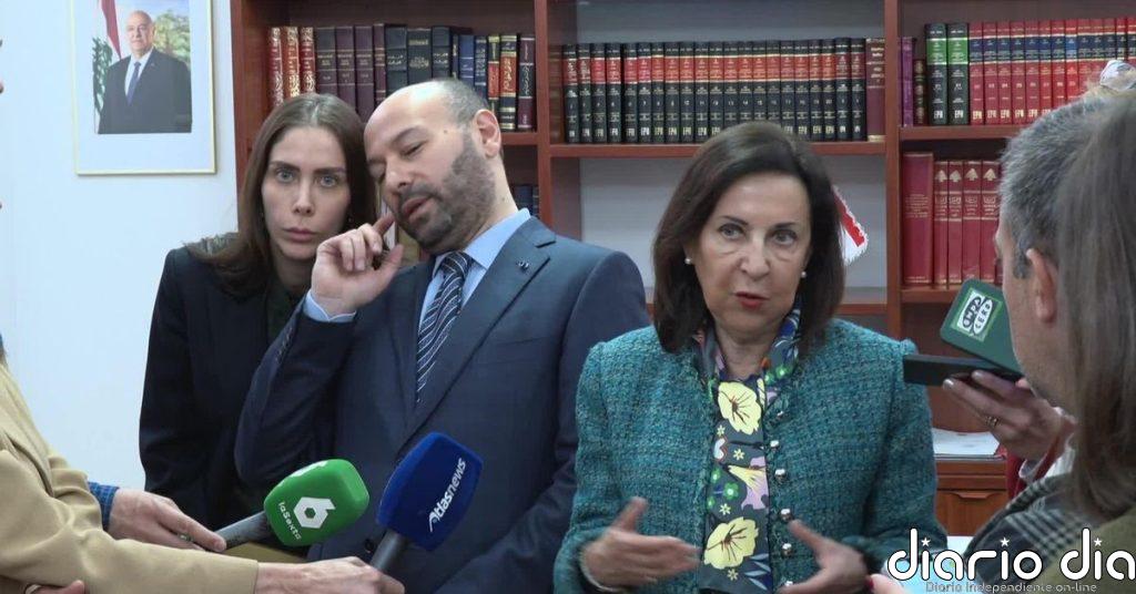 Robles confirma que un casco azul español estuvo detenido durante horas por Israel en Líbano