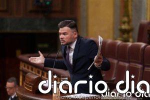 Rufián pide al Gobierno presentar el decreto de vivienda cada semana y critica la falta de implicación del PSOE