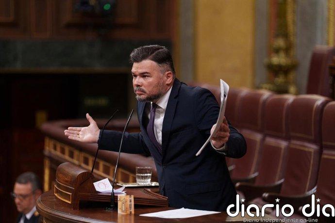 Rufián pide al Gobierno presentar el decreto de vivienda cada semana y critica la falta de implicación del PSOE