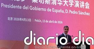 Sánchez dice que China "puede hacer más" para que cesen guerras como la de Irán