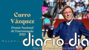 Senado y CCAA premian a Curro Vázquez con el Premio Nacional de Tauromaquia