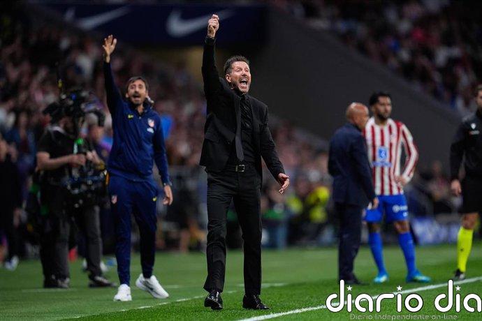 Simeone: "Hay expulsiones que son expulsiones, llega tarde y pisa el tobillo"