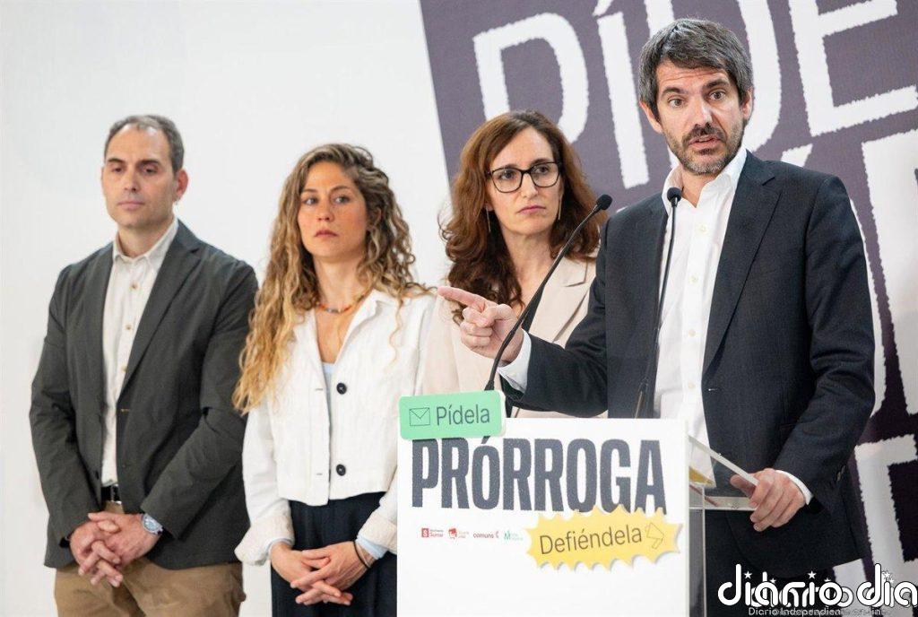 Sumar impulsa al margen del PSOE una ronda para pedir al PP y Junts que apoyen la prórroga de alquileres