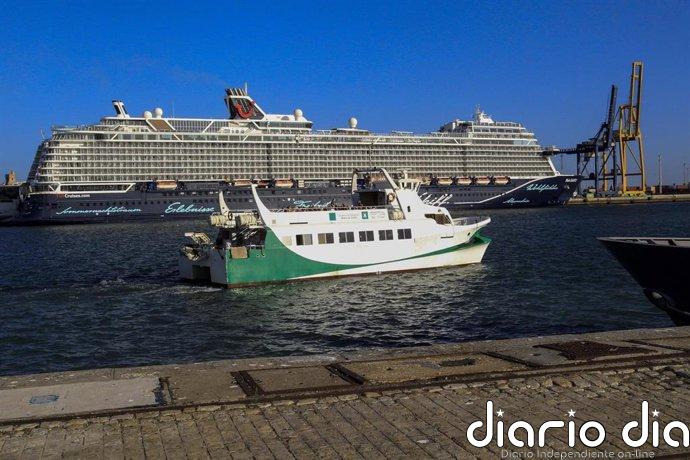 Suspendido el servicio de catamarán este domingo por condiciones meteorológicas en la Bahía de Cádiz