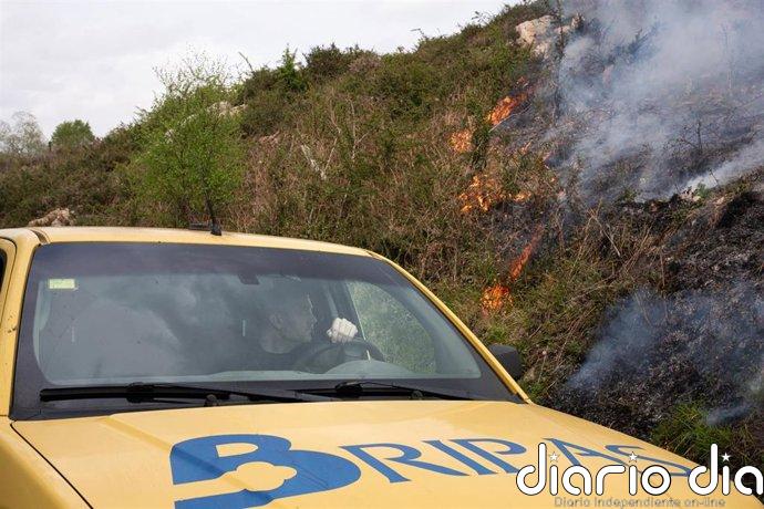 Toda Asturias presentará este jueves riesgo 'muy alto' de sufrir incendios forestales