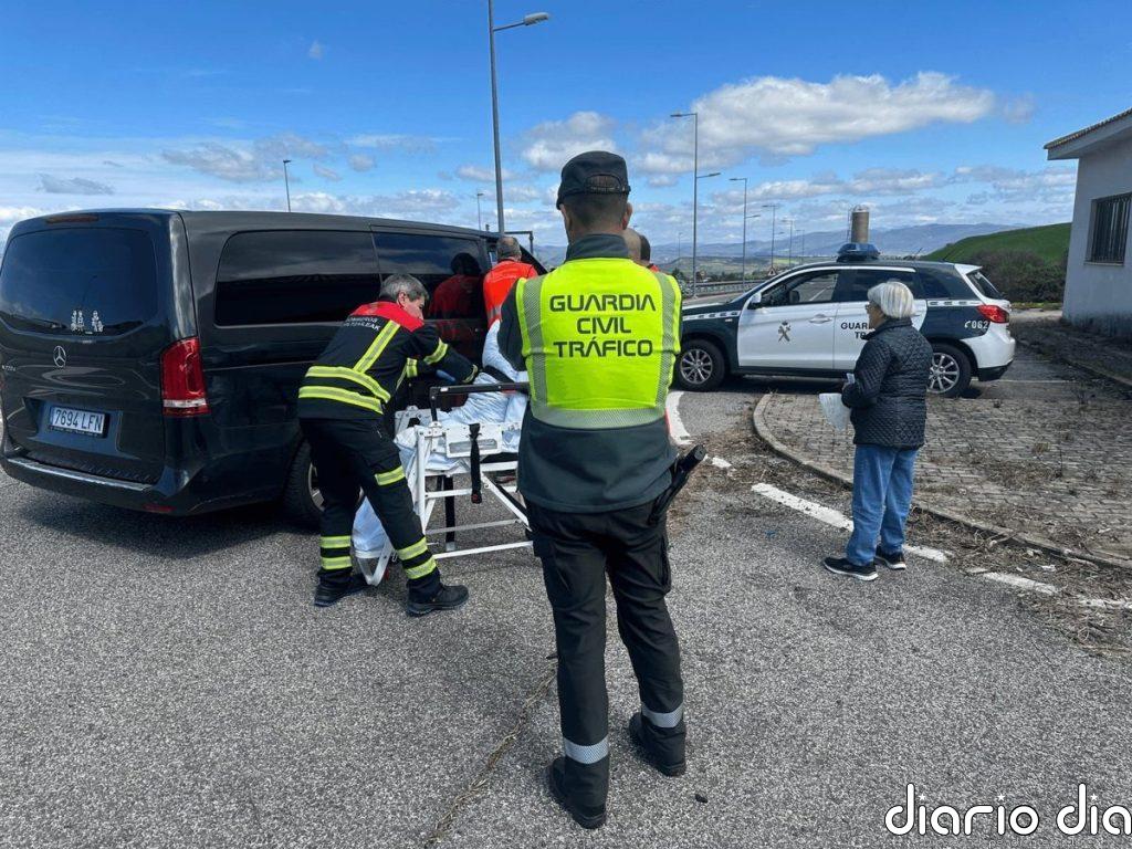 Trasladado al Hospital de Navarra un logroñés de 78 años tras sufrir un problema cardíaco en la A-12