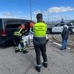 Trasladado al Hospital de Navarra un logroñés de 78 años tras sufrir un problema cardíaco en la A-12