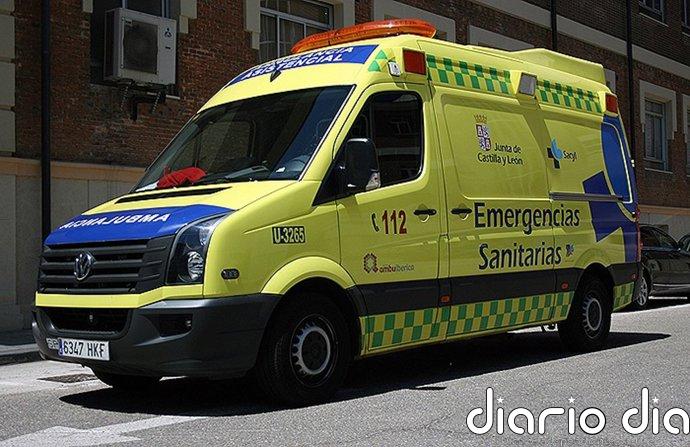 Trasladan al hospital a una mujer tras una colisión múltiple en Miranda de Ebro (Burgos)