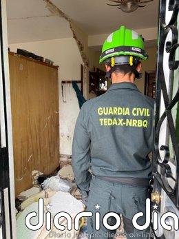 Tres heridos tras la deflagración de una bombona en una casa en Huétor Vega (Granada)