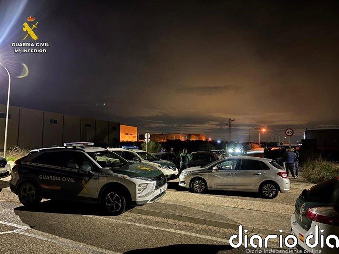 Tres personas investigadas por carreras ilegales en el polígono de Villaluenga-Yuncler