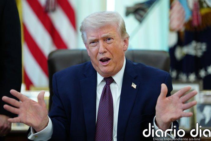 Trump afirma que Irán ha pedido un alto el fuego: "Lo estudiaremos cuando abran el estrecho de Ormuz"