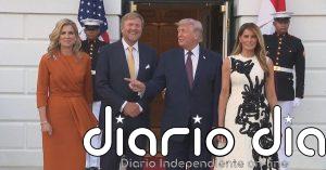 Trump recibe a los reyes de Países Bajos en la Casa Blanca con una invitación poco habitual
