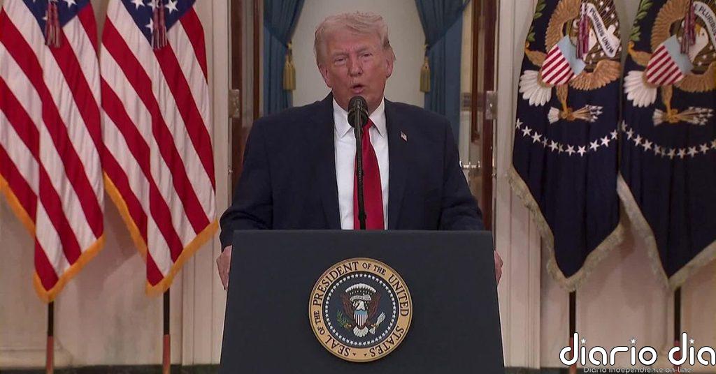 Trump se limita a pedir paciencia y sacar pecho por su poder militar en su mensaje a la nación